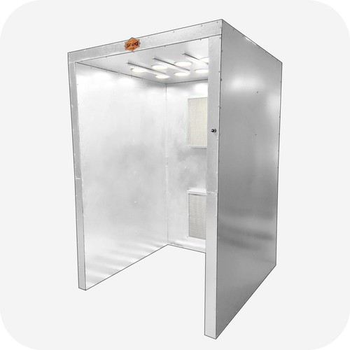 Powder coating spray booth - spray,